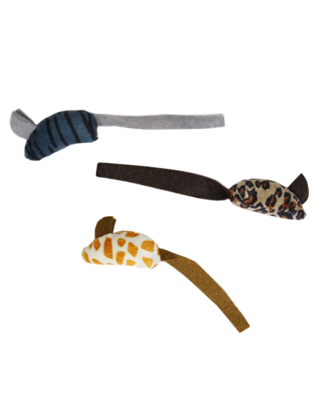 HEY! RATONES ANIMAL PRINT PACK 3 UNID