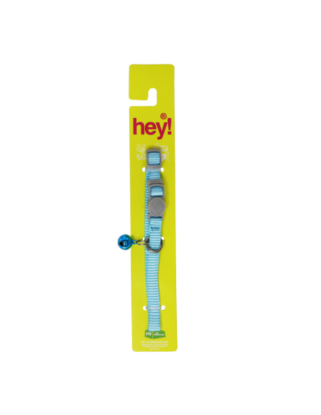 HEY! COLLAR ELEGANTE CELESTE PARA GATO