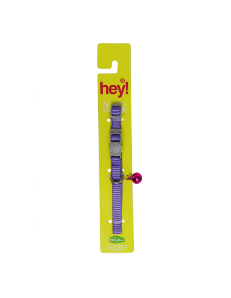 HEY! COLLAR ELEGANTE PÚRPURA PARA GATO