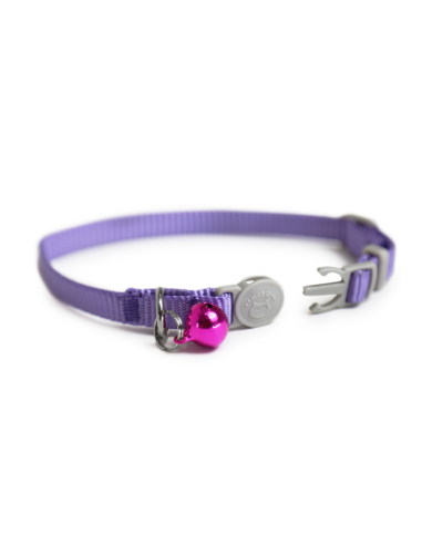 HEY! COLLAR ELEGANTE PÚRPURA PARA GATO