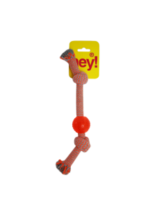 HEY! CUERDA NARANJA CON NUDO DE GOMA 30,5 CM