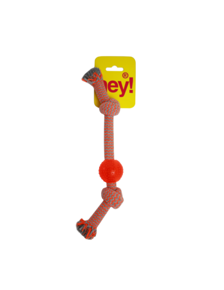 HEY! CUERDA NARANJA CON NUDO DE GOMA 30,5 CM