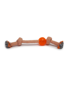 HEY! CUERDA NARANJA CON NUDO DE GOMA 30,5 CM 2
