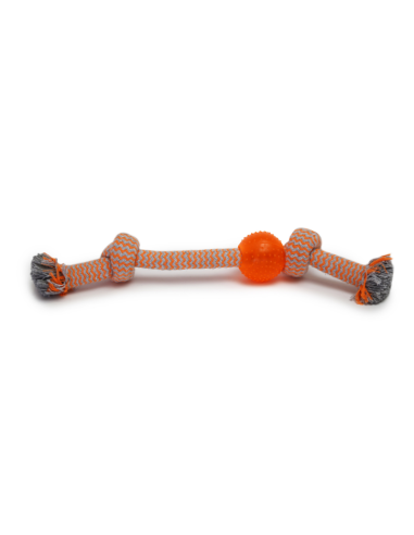 HEY! CUERDA NARANJA CON NUDO DE GOMA 30,5 CM