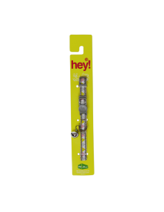 HEY! COLLAR ELEGANTE GRIS PARA GATO