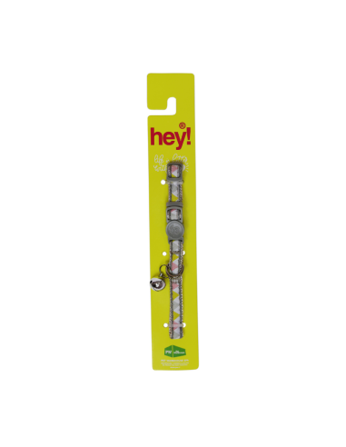 HEY! COLLAR ELEGANTE GRIS PARA GATO