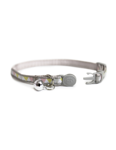 HEY! COLLAR ELEGANTE GRIS PARA GATO