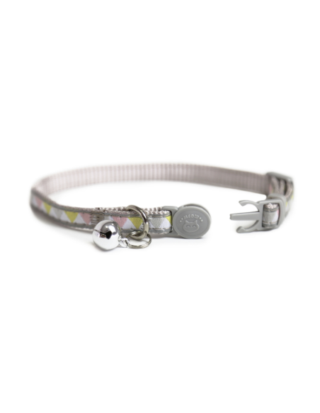 HEY! COLLAR ELEGANTE GRIS PARA GATO