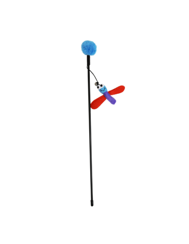 HEY! VARILLA LIBELULA SONORA PARA GATO 49 CM