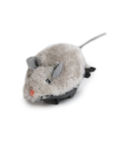 HEY! RATÓN GRIS CON CUERDA PARA GATO