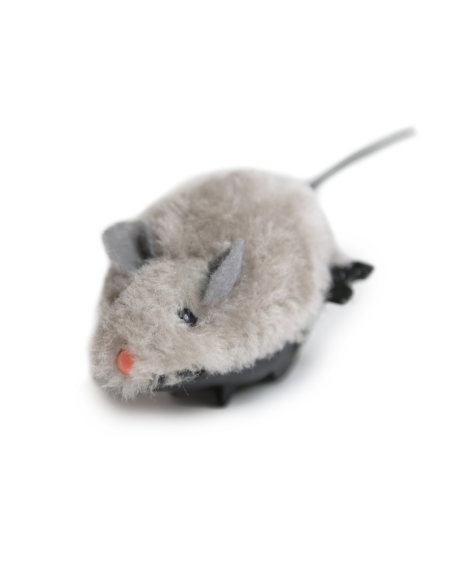 HEY! RATÓN GRIS CON CUERDA PARA GATO