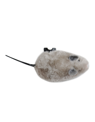 HEY! RATÓN GRIS CON CUERDA PARA GATO