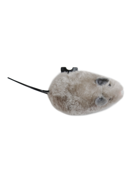 HEY! RATÓN GRIS CON CUERDA PARA GATO
