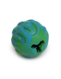 HEY! PELOTA GOMA CELESTE Y VERDE PARA SNACK 7,5 CM 2