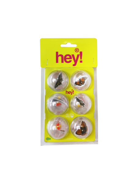 HEY! PELOTAS CON INSECTOS PACK 6 UNID