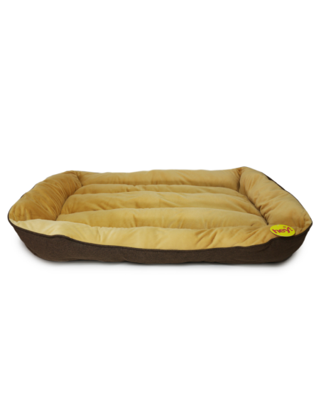 HEY! CAMA CONFORT CAFE Y BEIGE TALLA XL