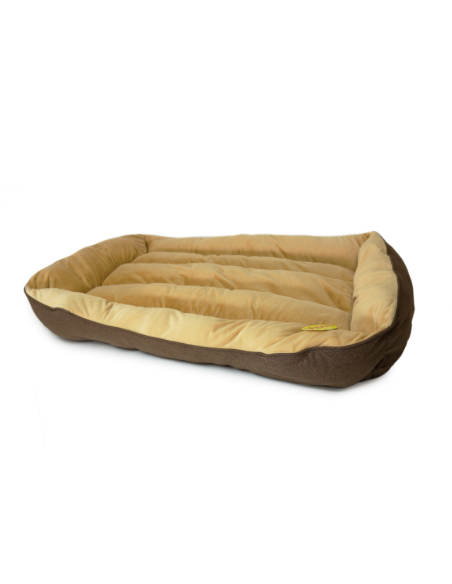 HEY! CAMA CONFORT CAFE Y BEIGE TALLA XL