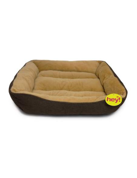 HEY! CAMA CONFORT CAFE Y BEIGE TALLA M
