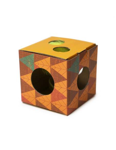 HEY! CUBO CON PELOTA INTERACTIVA PARA GATO