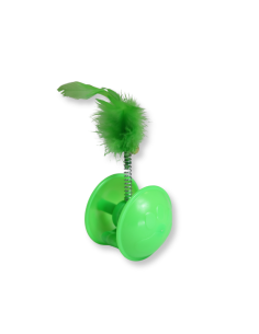 HEY! JUGUETE TAMBALEANTE CON PLUMAS PARA GATO 2