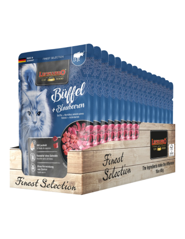 LEONARDO SOBRES BUFALO ARANDANO 85 GR X 16 UNID