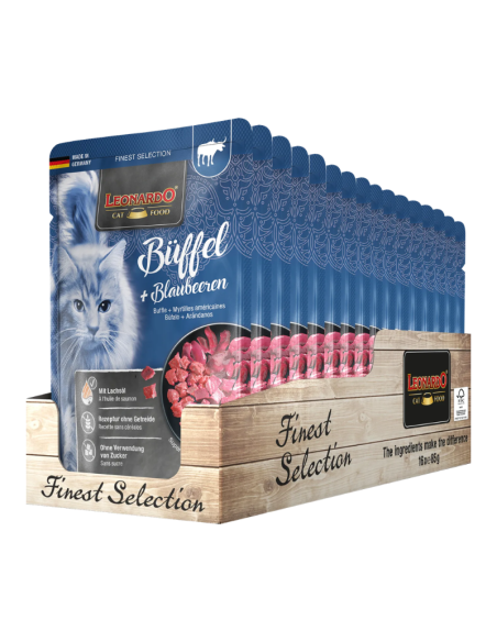 LEONARDO SOBRES BUFALO ARANDANO 85 GR X 16 UNID