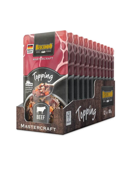 BELCANDO SOBRES MASTERCRAFT TOPPING TERNERA 100 GR X 12 UNID