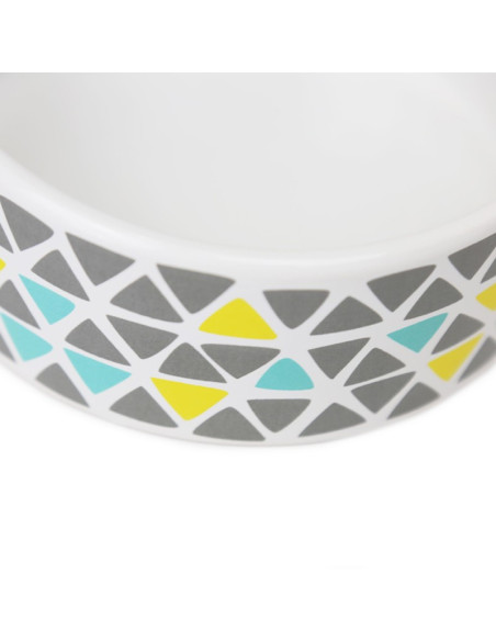 BRNX PLATO CERÁMICA MOSAICO CELESTE TALLA M