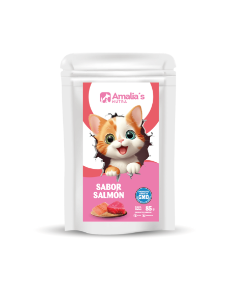 AMALIA'S NUTRA GATOS POUCH SALMON 85GR 1 UN