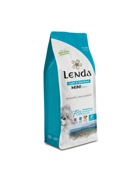 LENDA PERRO MINI LIGHT Y ESTERILIZADO 2 KG