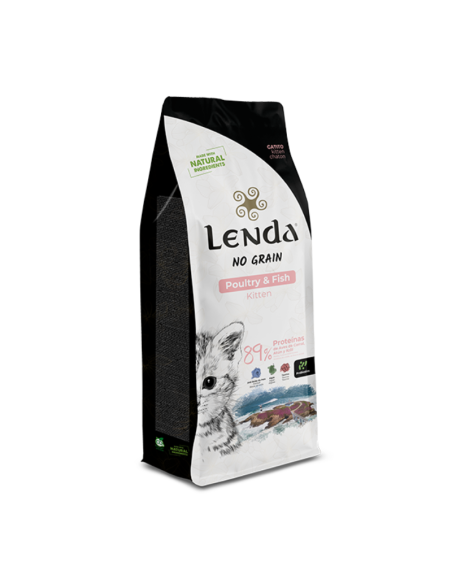 LENDA KITTEN SABOR AVES Y PESCADO GF 2 KG