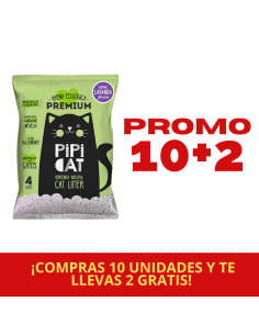 PROMOCIÓN PIPICAT LAVANDA 4KG 10+2