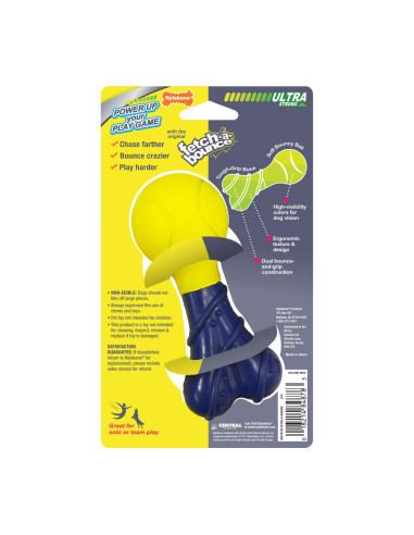 NYLABONE POWER PLAY JUGUETE "FETCH A BOUNCE"